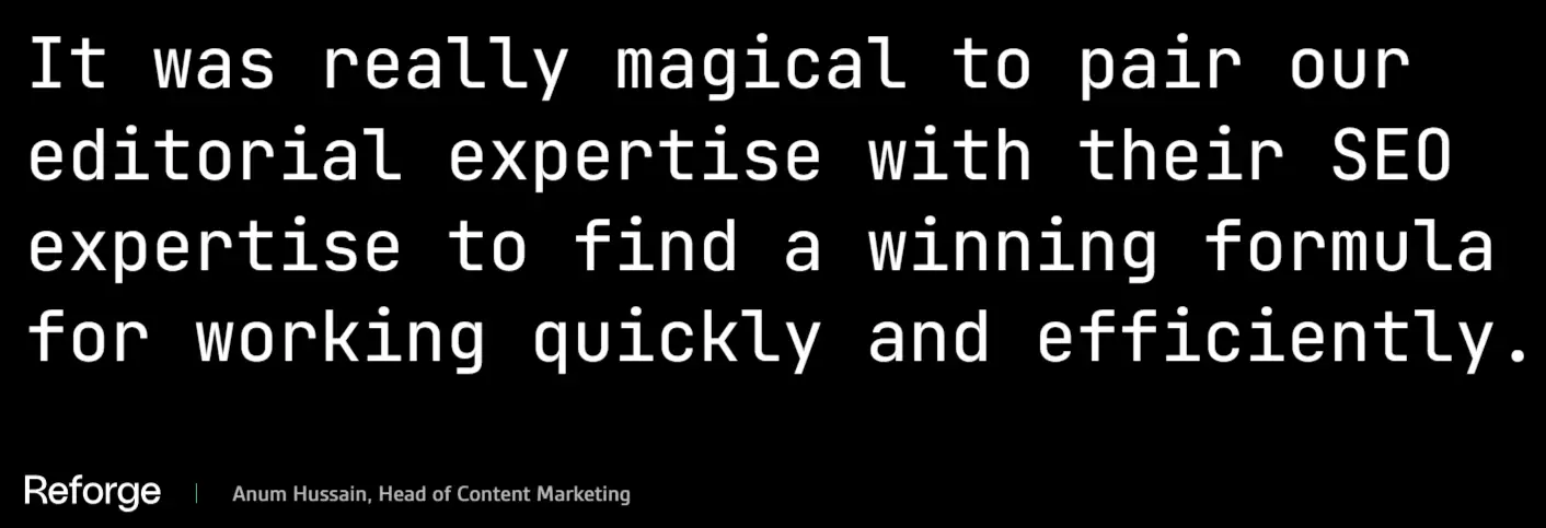 Graphite content services client testimonial