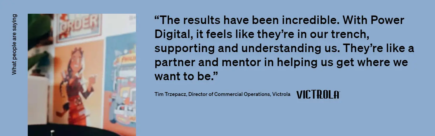 Power Digital content services client Testimonial