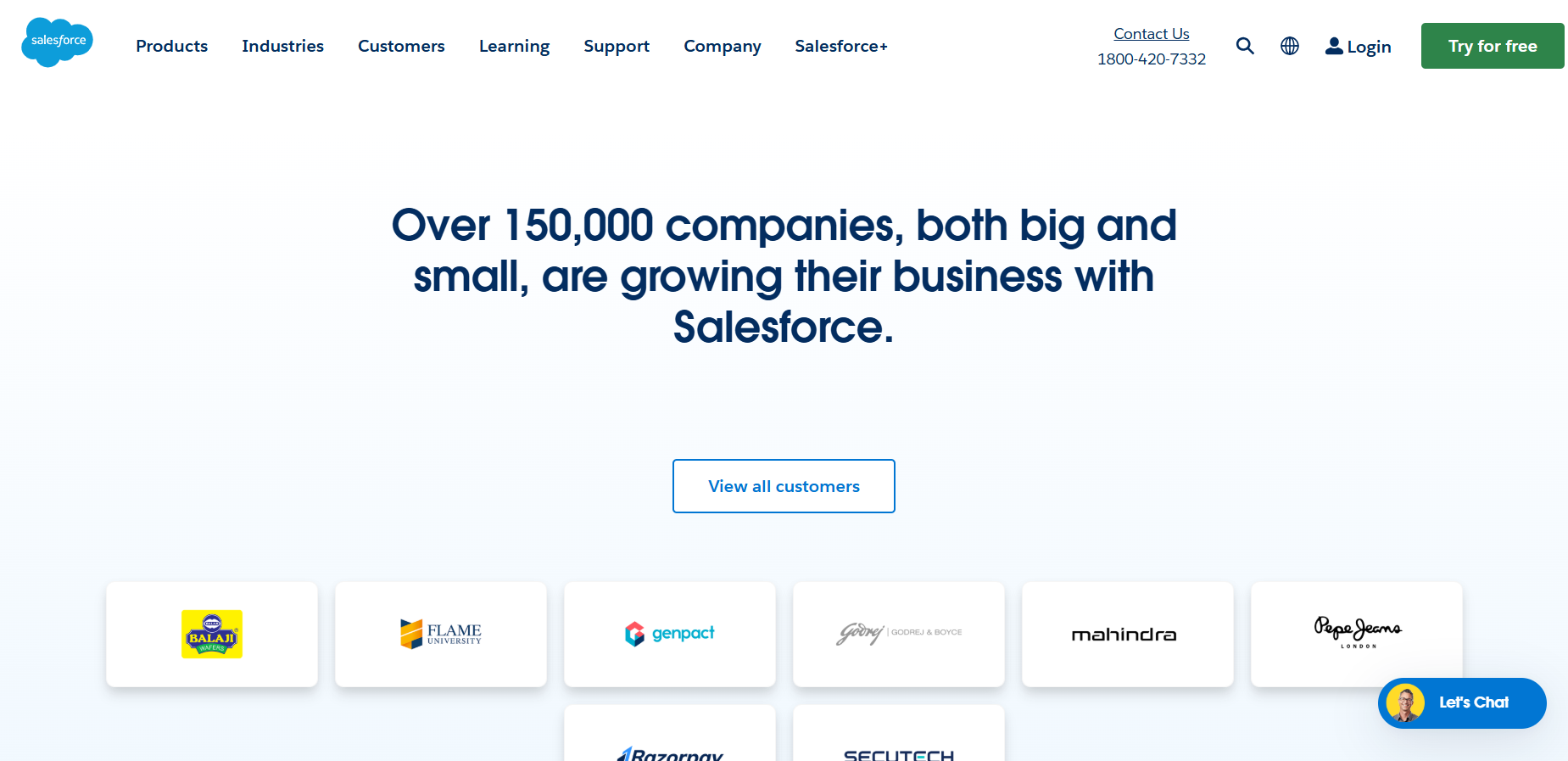 Salesforce Homepage